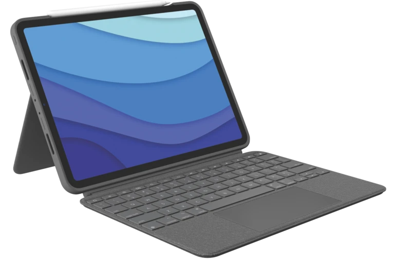 Logitech Combo Touchfor iPad Pro 11 4th/3rd/2nd/1st Gen - Grey