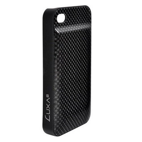 Luxa 2 Carbon Camber Hard Case for Apple iPhone 4 / 4S Black 1