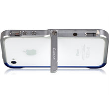 Load image into Gallery viewer, LUXA2 Alum Armor suits Apple iPhone 4 / 4S Stand Case LHA0074-A - Blue / Silver 2