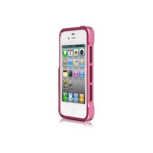 LUXA2 Alum Armor suits Apple iPhone 4 / 4S Stand Case LHA0074-C - Pink 3