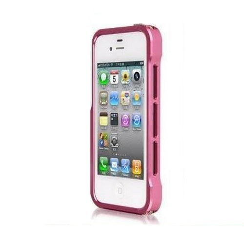 LUXA2 Alum Armor suits Apple iPhone 4 / 4S Stand Case LHA0074-C - Pink 1