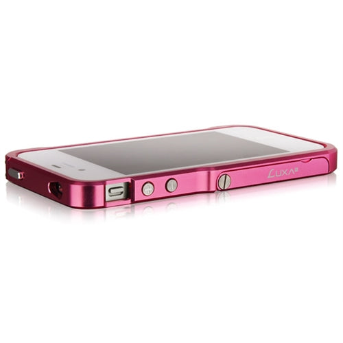 LUXA2 Alum Armor suits Apple iPhone 4 / 4S Stand Case LHA0074-C - Pink 2