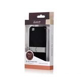 Luxa 2 PH3 Metallic Stand Hard Case for Apple iPhone 4 / 4S Black