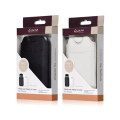 Luxa 2 PH5 Card Leather Sleeve Case for Apple iPhone 4 / 4S White 3