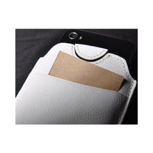 Load image into Gallery viewer, Luxa 2 PH5 Card Leather Sleeve Case for Apple iPhone 4 / 4S White 7