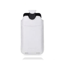 Load image into Gallery viewer, Luxa 2 PH5 Card Leather Sleeve Case for Apple iPhone 4 / 4S White 1