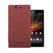 Load image into Gallery viewer, Metal-Slim Hard PC Case with Rubber coating for Sony Xperia Z - Red
