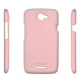 Metal-Slim HTC One X / XL UV Coating Hard Plastic Case - Pink