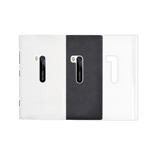 Metal-Slim Nokia Lumia 920 Smartphone Sandy Coating Hard Plastic Case - White 2
