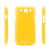 Metal-Slim Samsung Galaxy S3 i9300 Case and Screen Protector - Yellow