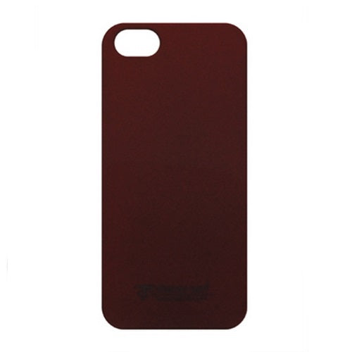 Metal-Slim Sandy Coating New Apple iPhone 5 Case and Screen Protector - Red 1