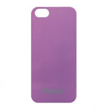 Metal-Slim UV Coating New Apple iPhone 5 Case and Screen Protector - Purple