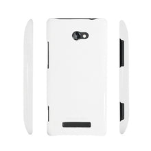 Load image into Gallery viewer, Metal-Slim HTC 8X Windows Smartphone Hard Plastic Case - White 3