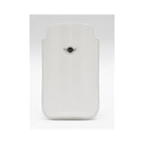Mini Cooper iPhone 4 / 4S Stripes Leather Sleeve Case White