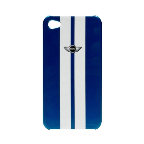 Mini Cooper Stripes Metallic Hard Case iPhone 4 / 4S Blue 1
