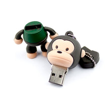 Load image into Gallery viewer, Monkey Flash Thumb Drive USB 2 8GB 4