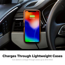 Load image into Gallery viewer, Mophie Wireless Charge Stream Vent Mount for iPhone Xs/X &amp; Samsung Black 7