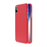 Caudabe The Veil XT Ultra Thin Minimalist Case For iPhone X & XS - RED
