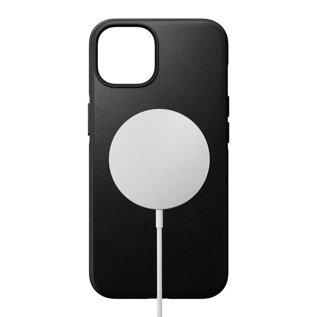 Nomad Modern Leather Case - iPhone 15 - Black