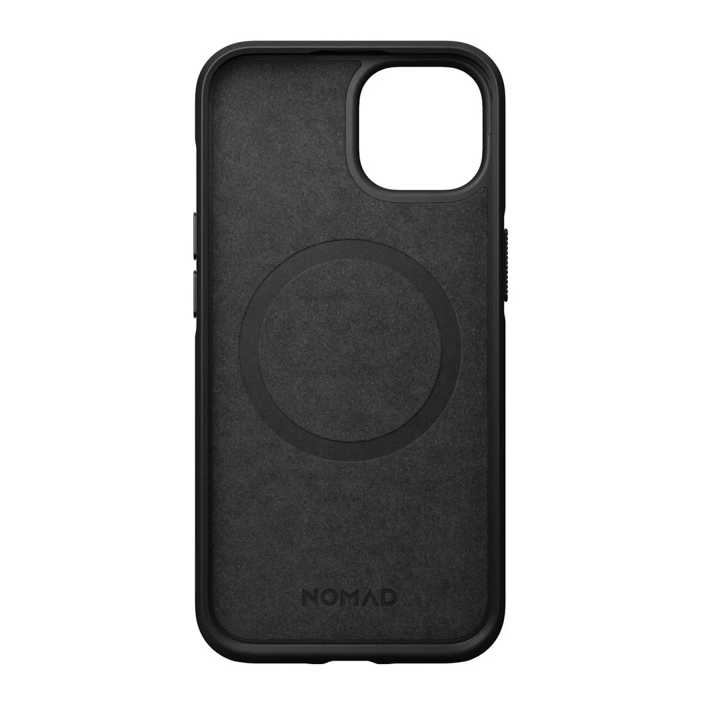 Nomad Modern Leather Case - iPhone 15 Plus - Black