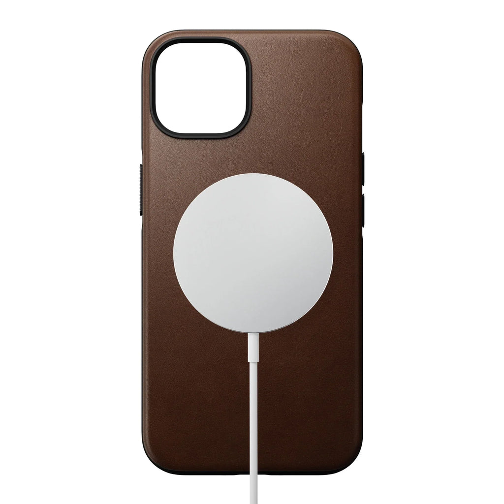 Nomad Modern Leather Case - iPhone 15 - Brown