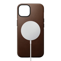 Nomad Modern Leather Case for iPhone 17e/16e/15 standard - Brown