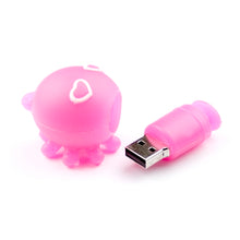 Load image into Gallery viewer, Pink Octopus Flash Thumb Drive USB 2 4GB  3