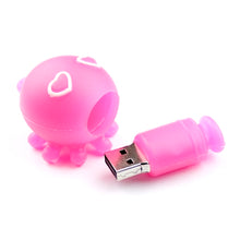 Load image into Gallery viewer, Pink Octopus Flash Thumb Drive USB 2 4GB  2