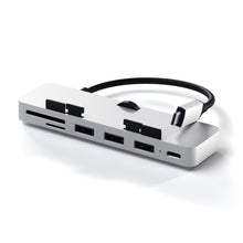 Load image into Gallery viewer, Satechi USB-C Clamp Hub Pro for iMac and iMac Pro - Silver