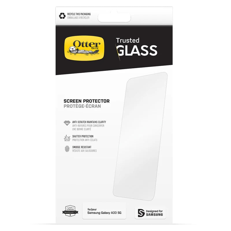 Otterbox Alpha Glass Screen Guard Samsung A33 5G Clear