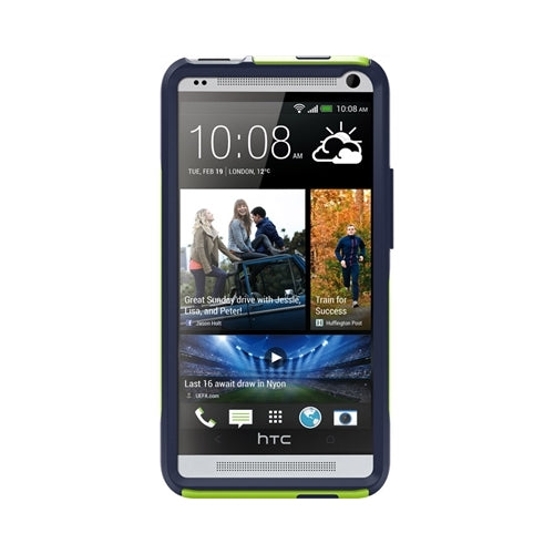 Genuine OtterBox Commuter Case for New HTC One M7 - Punked Green 77-26431 3