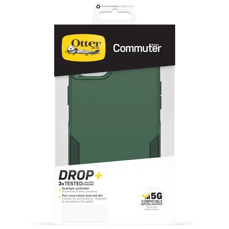 Otterbox Commuter Case iPhone 14 Plus / 15 Plus 6.7 inch Trees Company Green