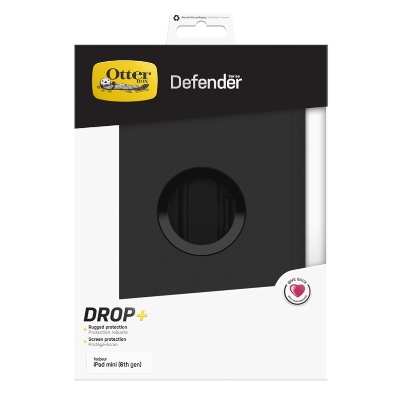 OtterBox Defender Case 77-87476 suits iPad Mini 6 2021 - Black