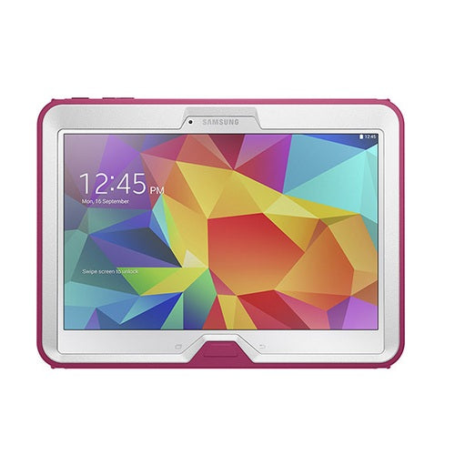 OtterBox Defender Case suits Samsung Tab 4 10.1 - White / Peony Pink 7