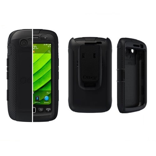 OtterBox Defender Series for BlackBerry Torch 9850 9860 Black with Belt Clip 1