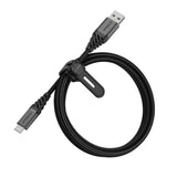 Otterbox Durable Premium Cable USB-C to USB-A 2M - Black