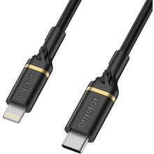 Load image into Gallery viewer, Otterbox Lightning to USB-C Premium Fast Charge Cable 1M - Black 1