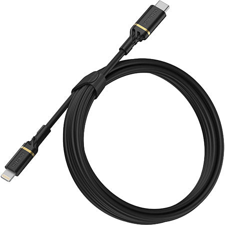 Otterbox Cable Lightning to USB-C 2M Cable - Black