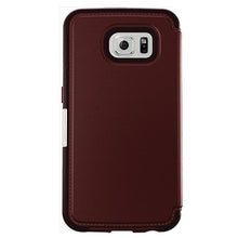 Load image into Gallery viewer, OtterBox Strada Case for Samsung Galaxy S6 - Warm Black / Maroon 1
