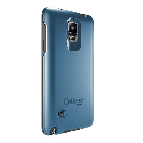 OtterBox Symmetry Case for Samsung Galaxy Note 4 - Deep Water Blue / Slate Grey 2
