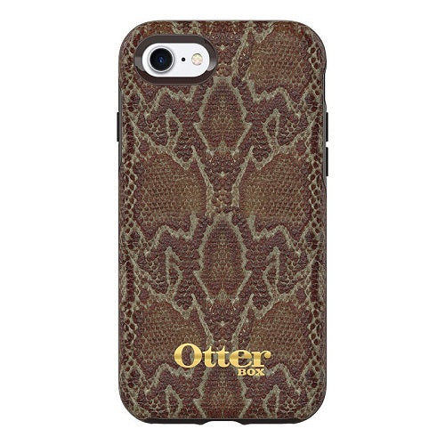 Otterbox Symmetry Leather Case iPhone 7 - Dark Brown/Dark Snake Skin 1