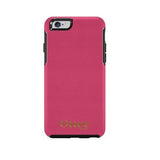 OtterBox Symmetry Leather Case suits iPhone 6 / 6S Magenta / Gold Logo