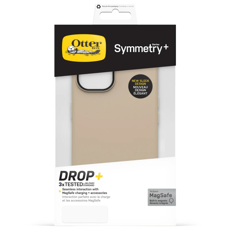 Otterbox Symmetry Plus MagSafe iPhone 14 / 13 Standard 6.1 inch Dont Even Chai Grey