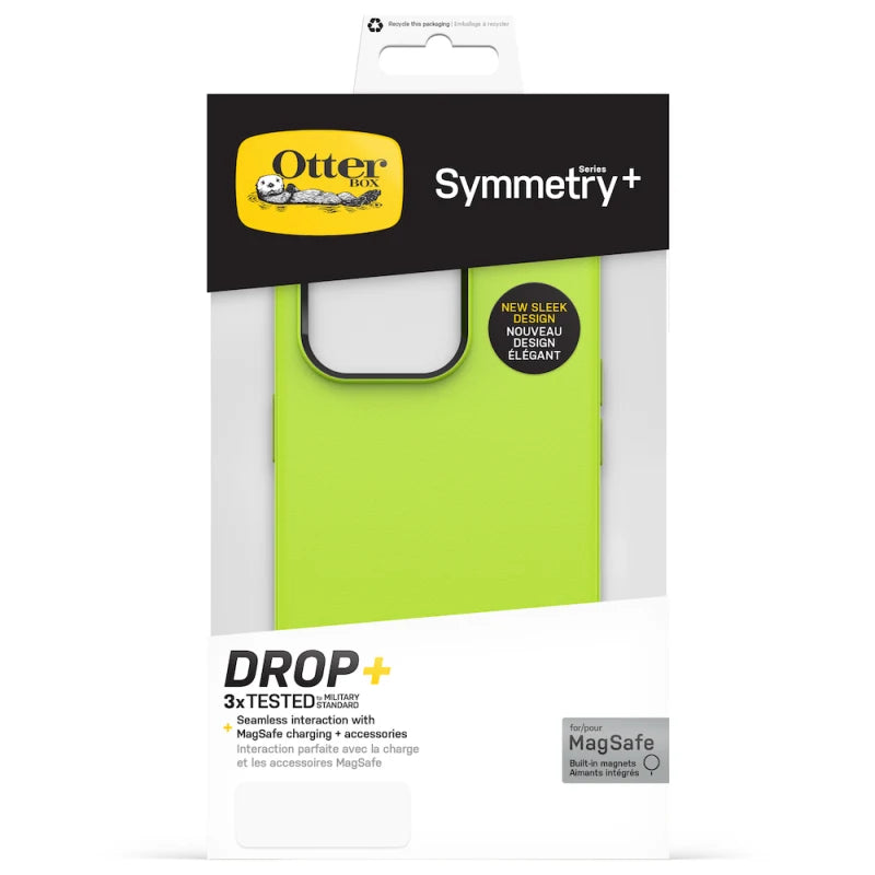 Otterbox Symmetry Plus MagSafe iPhone 14 Pro Max 6.7 inch Lime All Yours