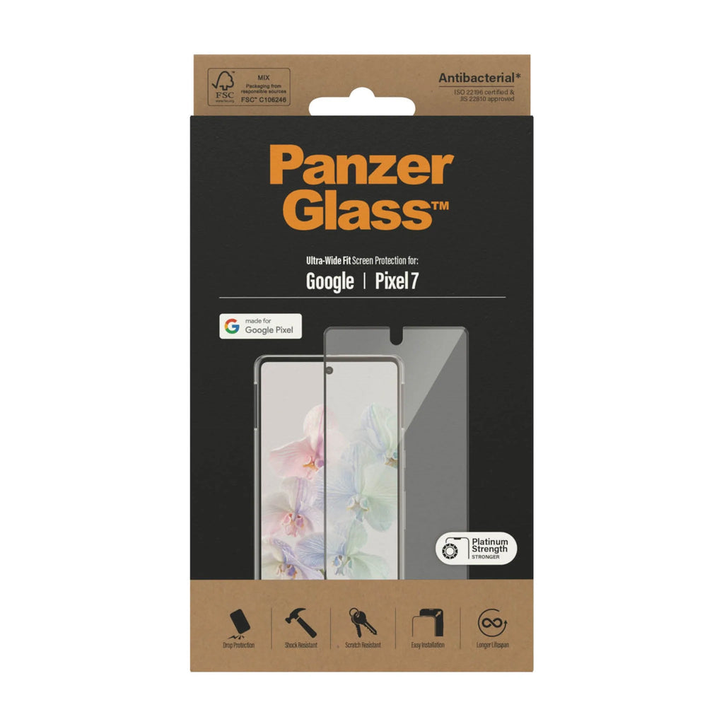 PanzerGlass Screen Guard Tempered Glass Pixel 7 Standard 6.3 inch