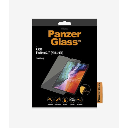 PanzerGlass Tempered Glass Screen Protector iPad Pro 12.9 4th 2020 & 3rd 2018 Clear1