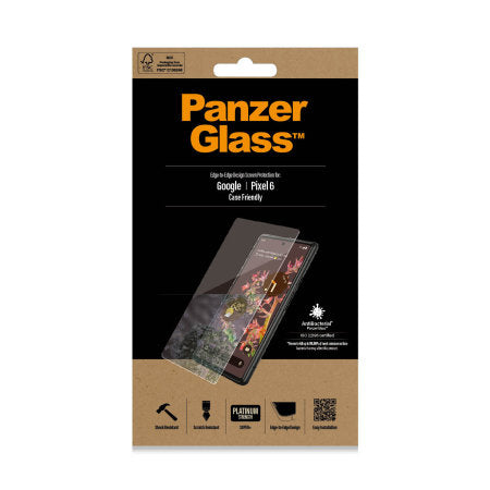 PanzerGlass Screen Guard Tempered Glass Pixel 6 Standard 6.4 inch 5