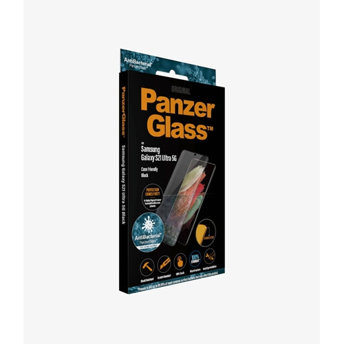 PanzerGlass Glass Screen Guard Samsung S21 ULTRA 5G 6.8 inch Black Frame 5