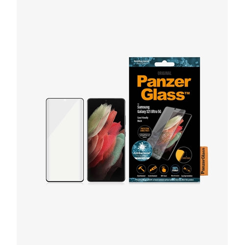 PanzerGlass Glass Screen Guard Samsung S21 ULTRA 5G 6.8 inch Black Frame 3