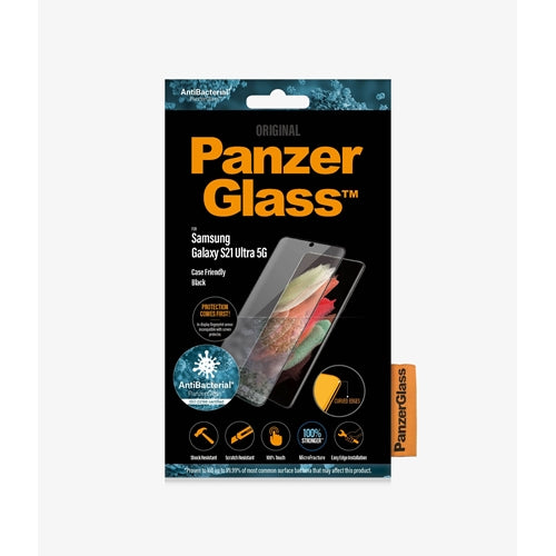 PanzerGlass Glass Screen Guard Samsung S21 ULTRA 5G 6.8 inch Black Frame 4